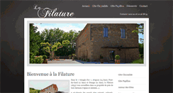 Desktop Screenshot of gites-lafilature.fr